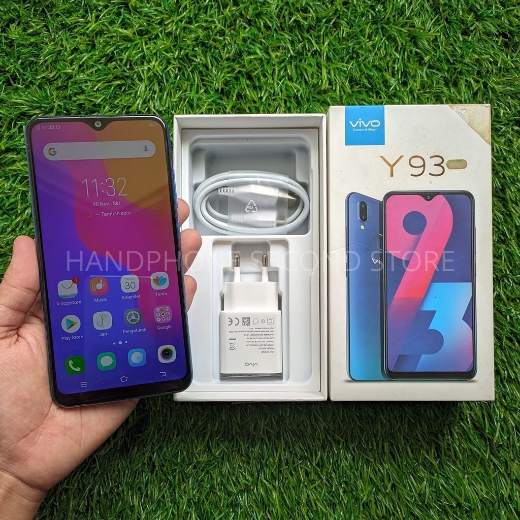 HANDPHONE HP VIVO Y93 3/32GB FULLSET SECOND SEKEN BEKAS MURAH-2