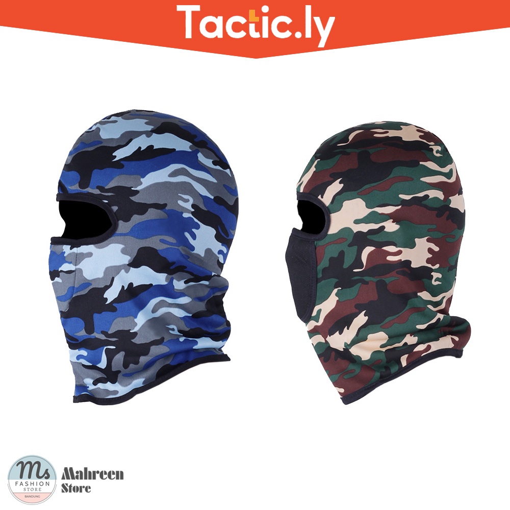 Masker Buff Full Face Army Masker Ninja Masker Sepeda Motor Sarung Kepala - Tactic.ly 703