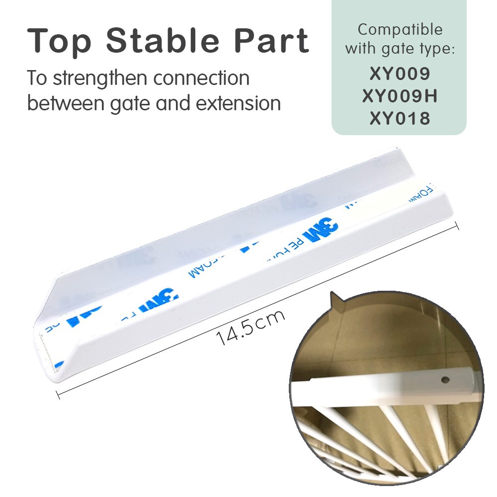 SKIDA Baby Safe Top Stable Part / Penguat Sambungan Extension untuk Safety Gate XY009 XY018