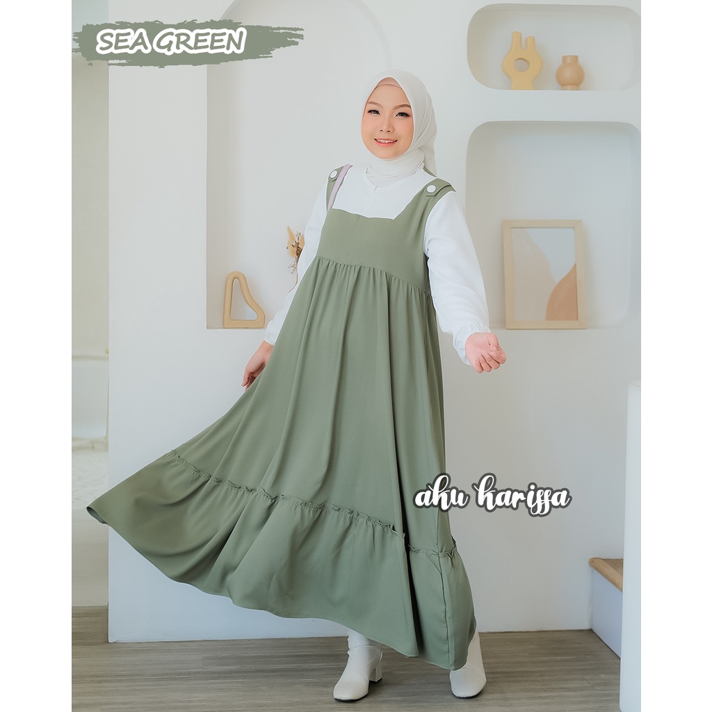 Sandria Midi Dress Aku Karissa Terbaru