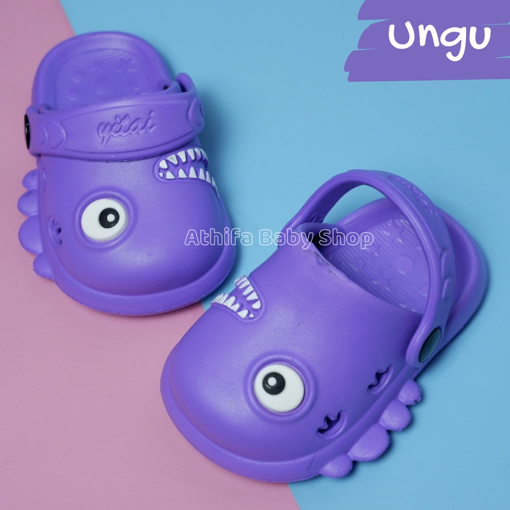 Sepatu Sandal Anak Baim Perempuan Usia 6 Bulan 1 2 3 Tahun Size 18-23 Karakter Dino Dyno Dinosaurus Dynosaurus Sendal Baim Gunung Karet Balita Prewalker Bayi Cewek