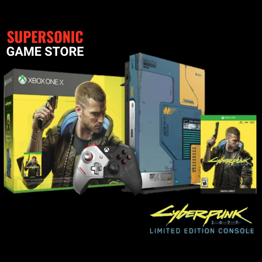 xbox one x 1tb limited edition cyberpunk 2077 console