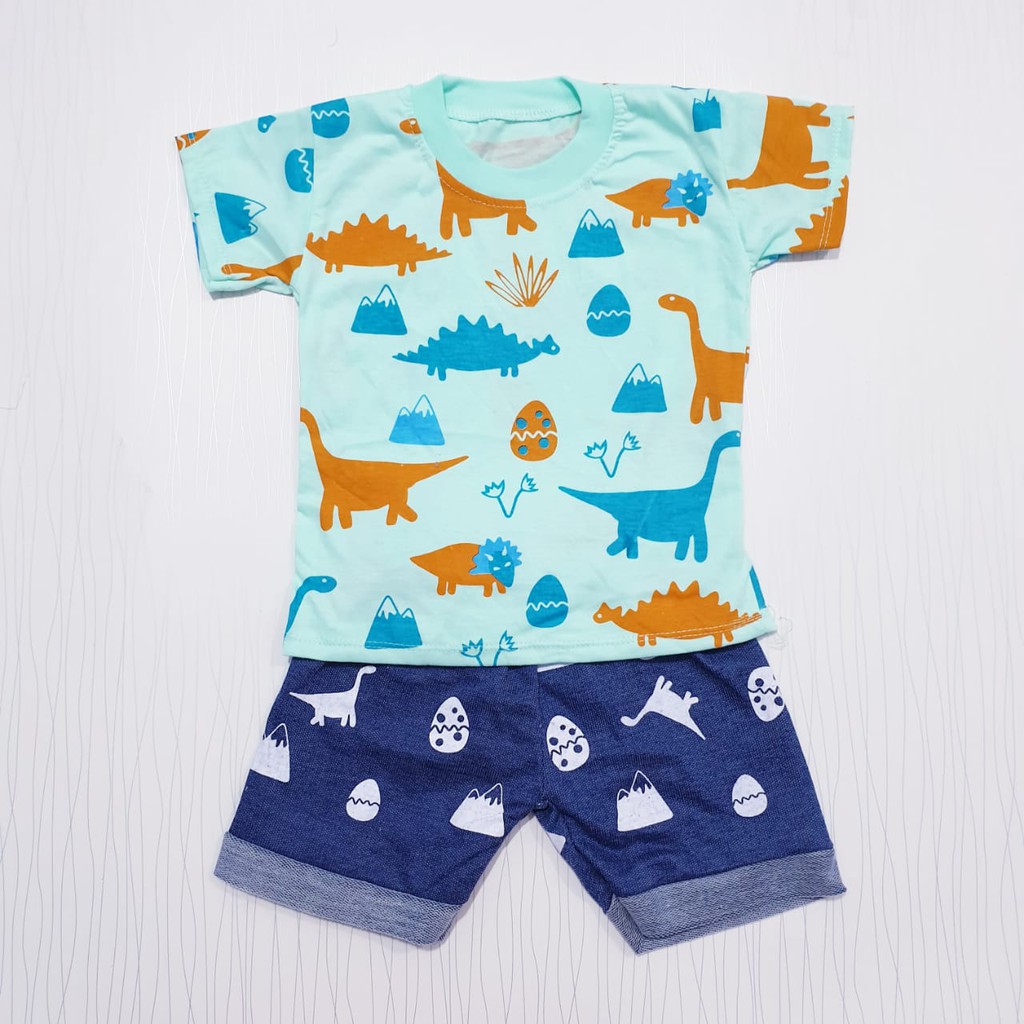 pakaian anak laki-laki dino baju bayi cowo baju baby gracia setelan anak