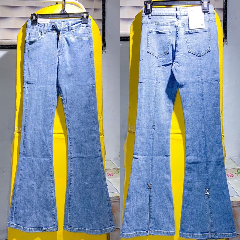 Jeans cutbray belah Import