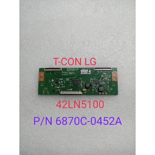 T-CON TICON TCON LOGIG TV LED LG 42LN5100 P/N 6870C-0452A