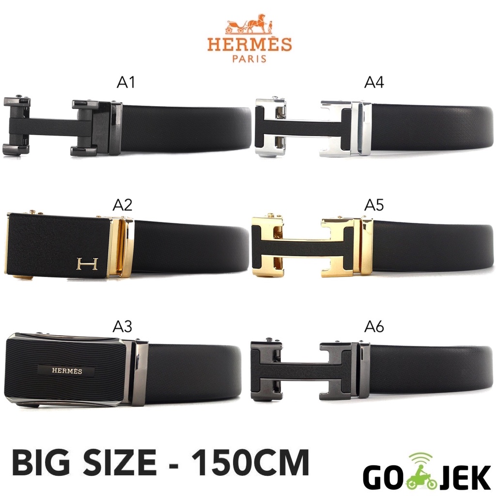 IKAT PINGGANG PRIA REL KULIT OTOMATIS GESPER SABUK | BIG SIZE PREMIUM GRADE QUALITY MEN BELT CMP