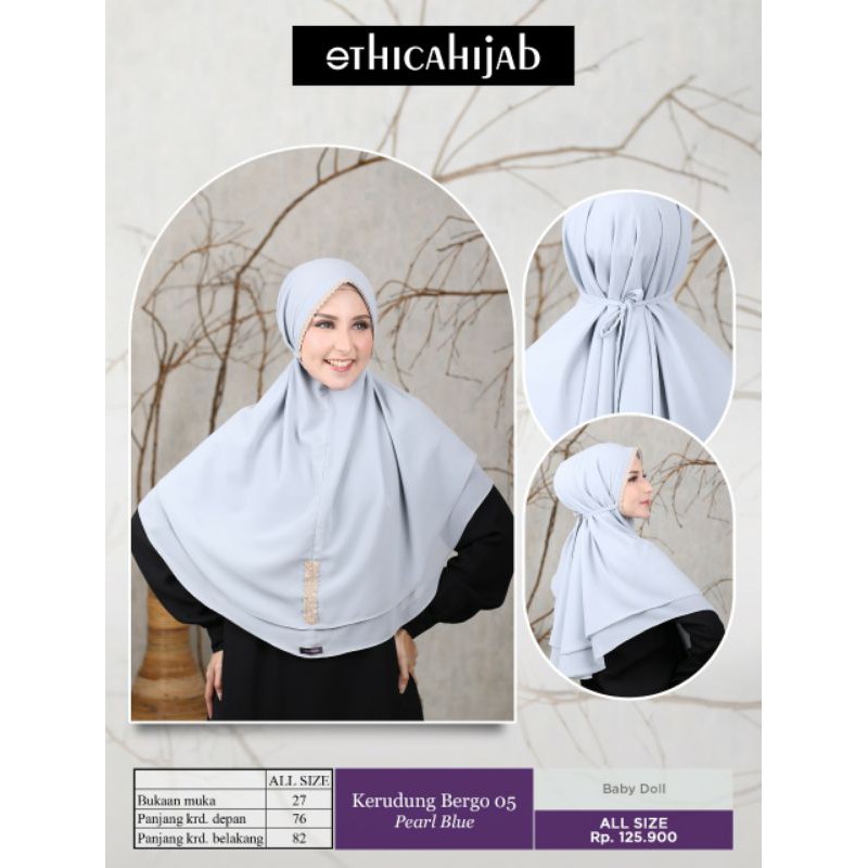 HIJAB INSTAN KERUDUNG BERGO 05 || ETHICA HIJAB