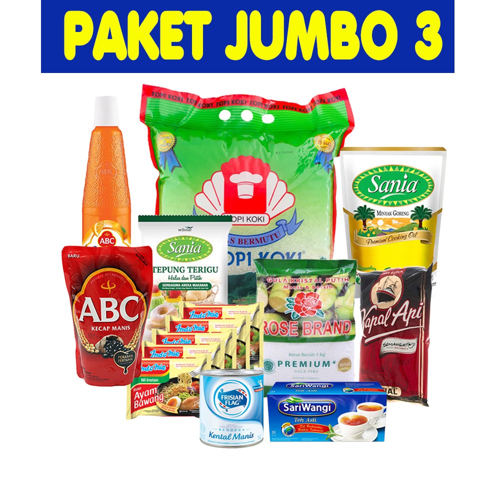 

SEMBAKO PAKET JUMBO 3 - Dapat 10 pcs..!!