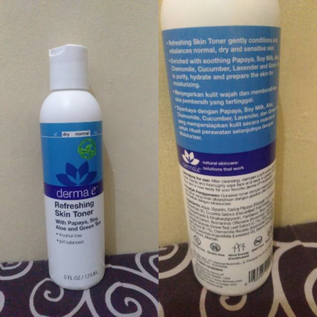 Preloved toner derma e