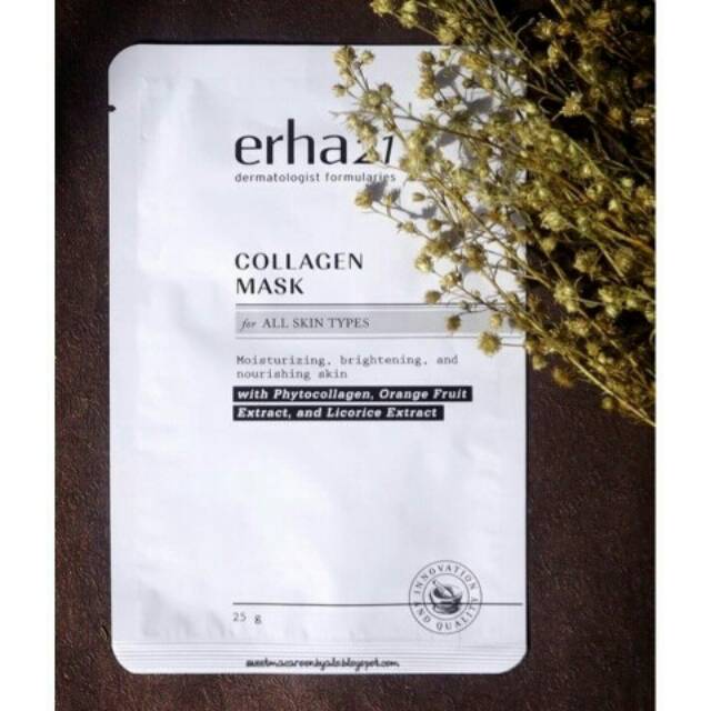 ERHA COLLAGEN MASK - MASKER ERHA21 - MASKER ANTIAGING - MASKER INSTAN