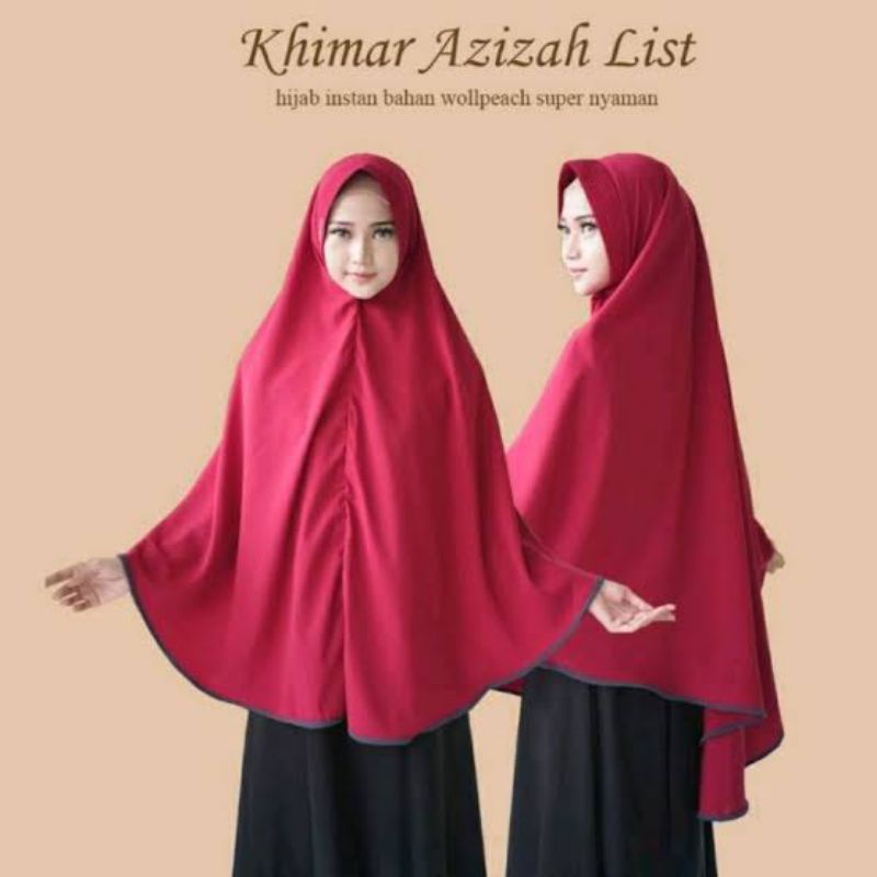 JILBAB SYAR'I JUMBO/JILBAB JERSY LIST KOMBI/HIJAB INSTAN BERGO SYAR'I /JILBAB BAGUS MURAH