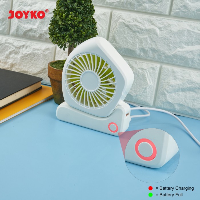 

TERLARIS !!! Rechargeable Hand Fan Mini Desk Fan Kipas Tangan Joyko HFN-16