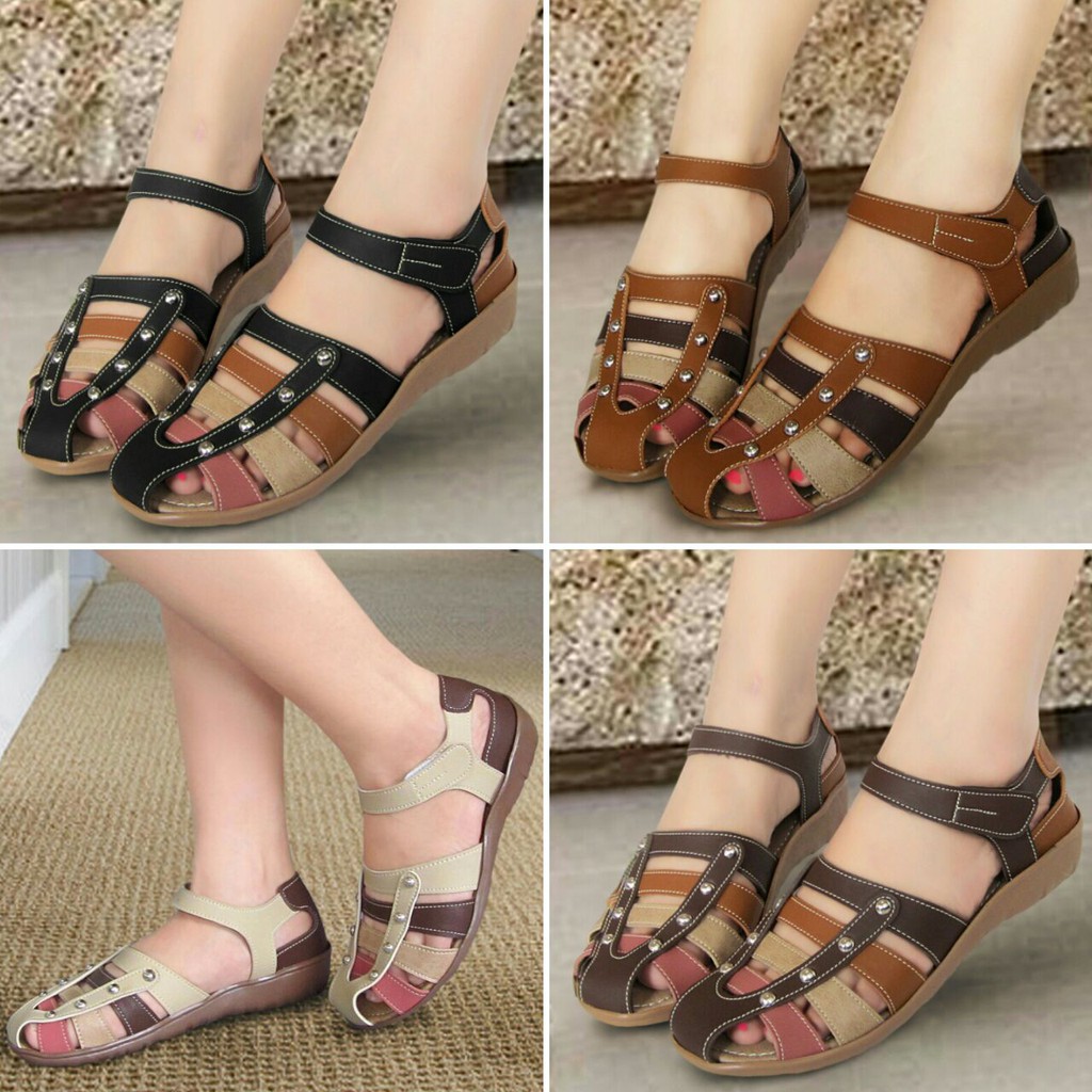 Sepatu Sandal Flat Wanita Mulan 950