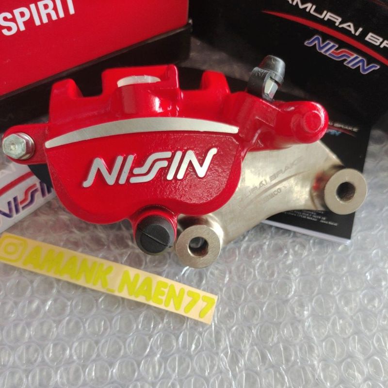 kaliper Nissin samurai f1zr Jupiter merah 220 / 300 mm