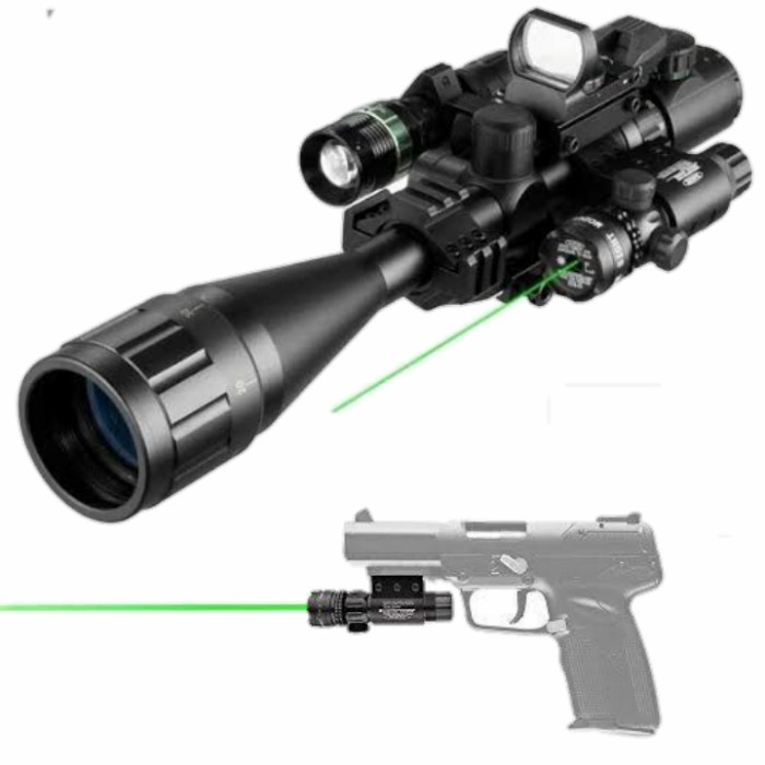 Laser teleskop senapan angin hijau, Laser teropong senapan Green dot