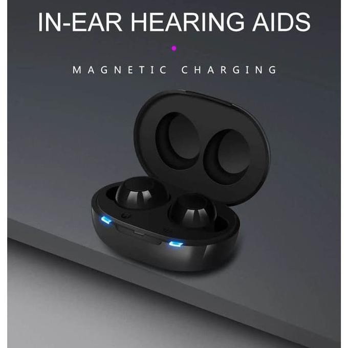A-39 PREMIUM Hearing Aid - Alat Bantu Dengar Headset - Recharge