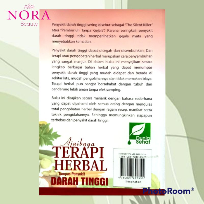 Buku ajaibnya terapi herbal tumpas penyakit darah tinggi // murah