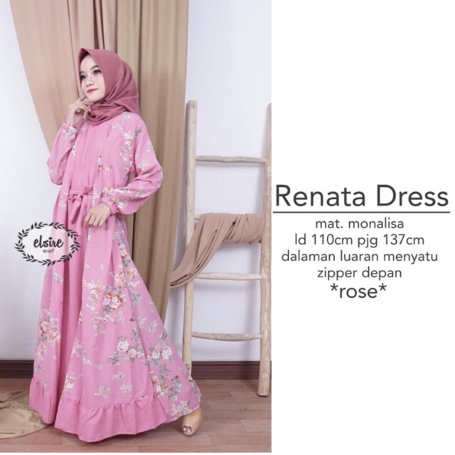dress rompi favorite RENATA DRESS ELSIRE ORIGINAL
