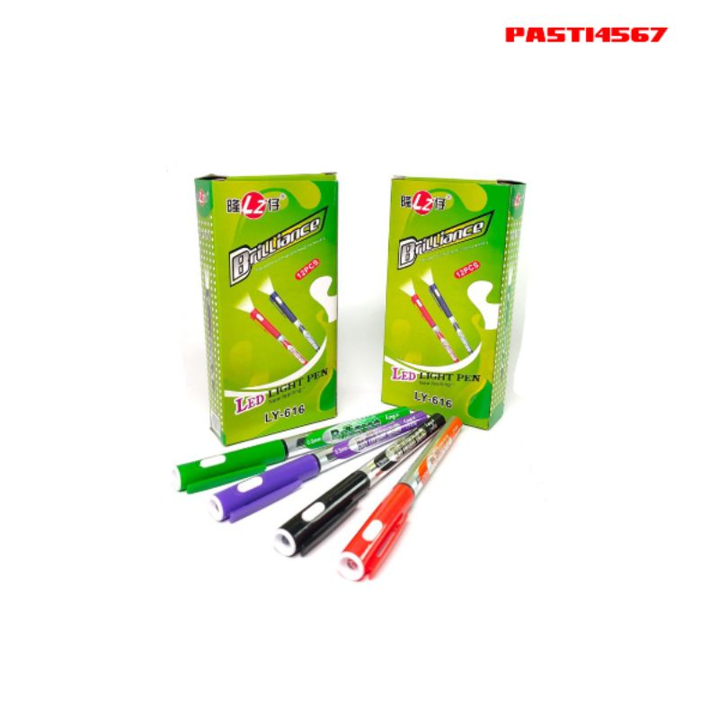 

PULPEN SEMI GEL PAKAI SENTER YL_616@1 pcs