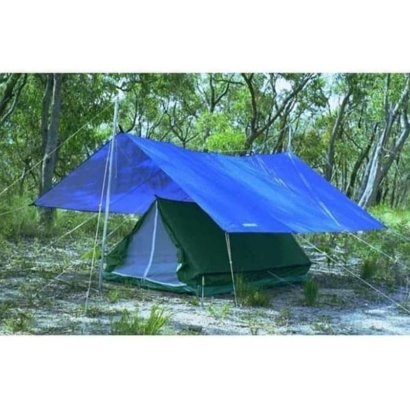 Flaysheet - 4x3 - 3x3 - 2x3 - Flyset bivak - trapteen pelindung tenda waterproof Dan ultralight