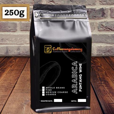 

[COD] KOPI ARABIKA PUNTANG WINE 250g PREMIUM - (Biji/Giling) [COD]
