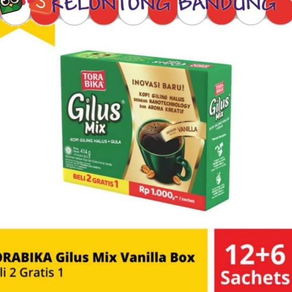 

Kopi Torabika Gilus Mix Box Gula Aren / Pandan / Vanila Vanilla Kopi Hitam