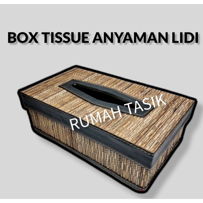 Box Tissue Anyaman Lidi Tempat Tisu Promo Rumah Tasik