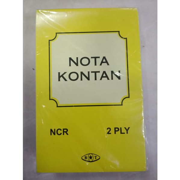 

Nota Kontan Besar BOT 2 Play (1pcs) 23 lembar 16,5*21cm