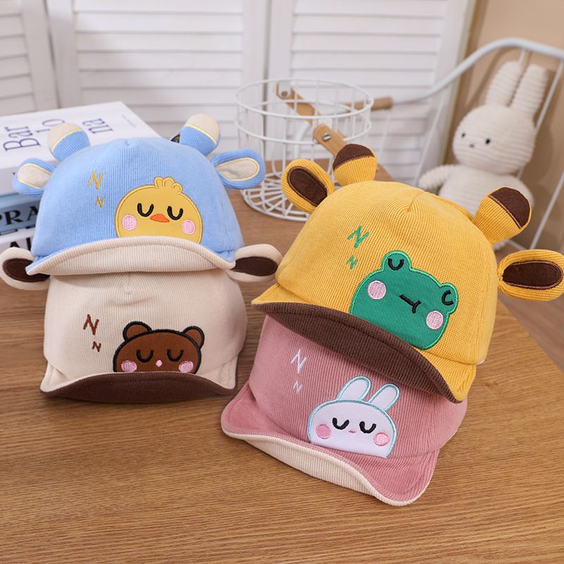 Topi baseball bayi sleepy animal premium