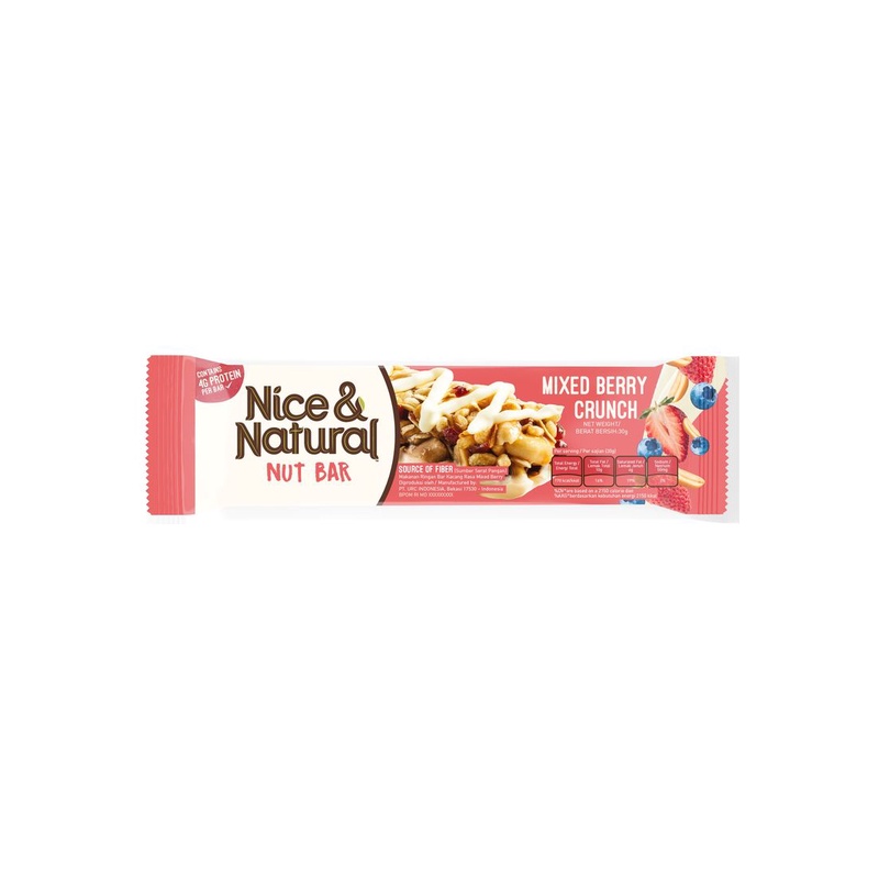 

Nice & Natural Nut Bar Mixed Berry 30G - Alhanan/04