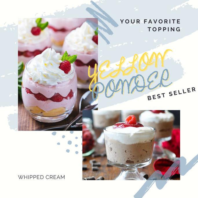 

(BISA COD) Whipped Cream 1 Kg / Bubuk Whipped Cream / Topping Whipped Cream BOOM SALE Kode 1137