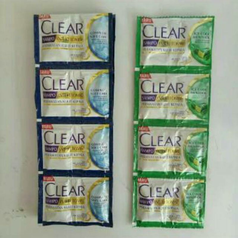 Clear Shampoo Sachet