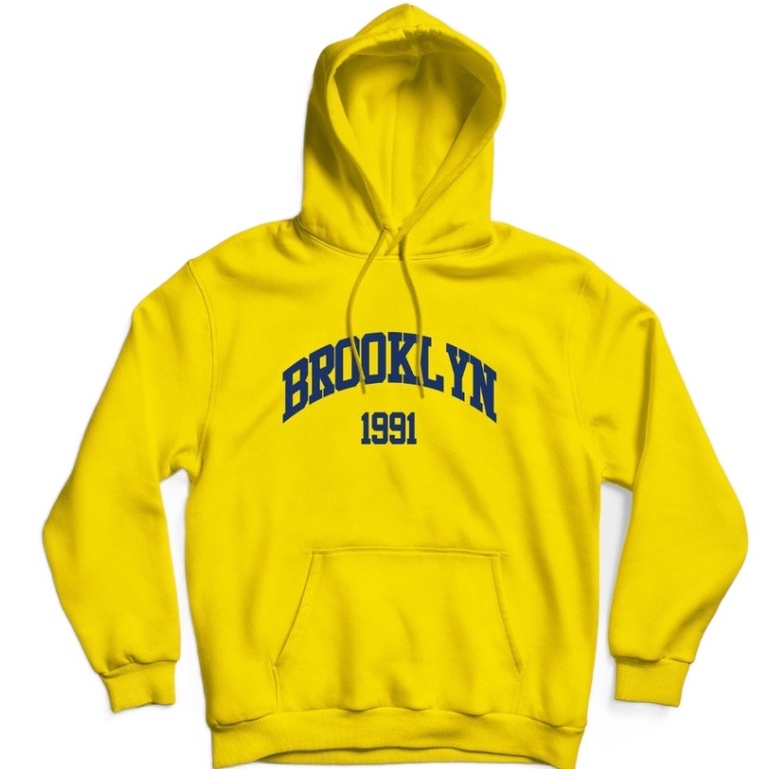 Sweater Hoodie BROOKLYN 1991 Jumper Pria Wanita Size S M L XL XXL XXXL