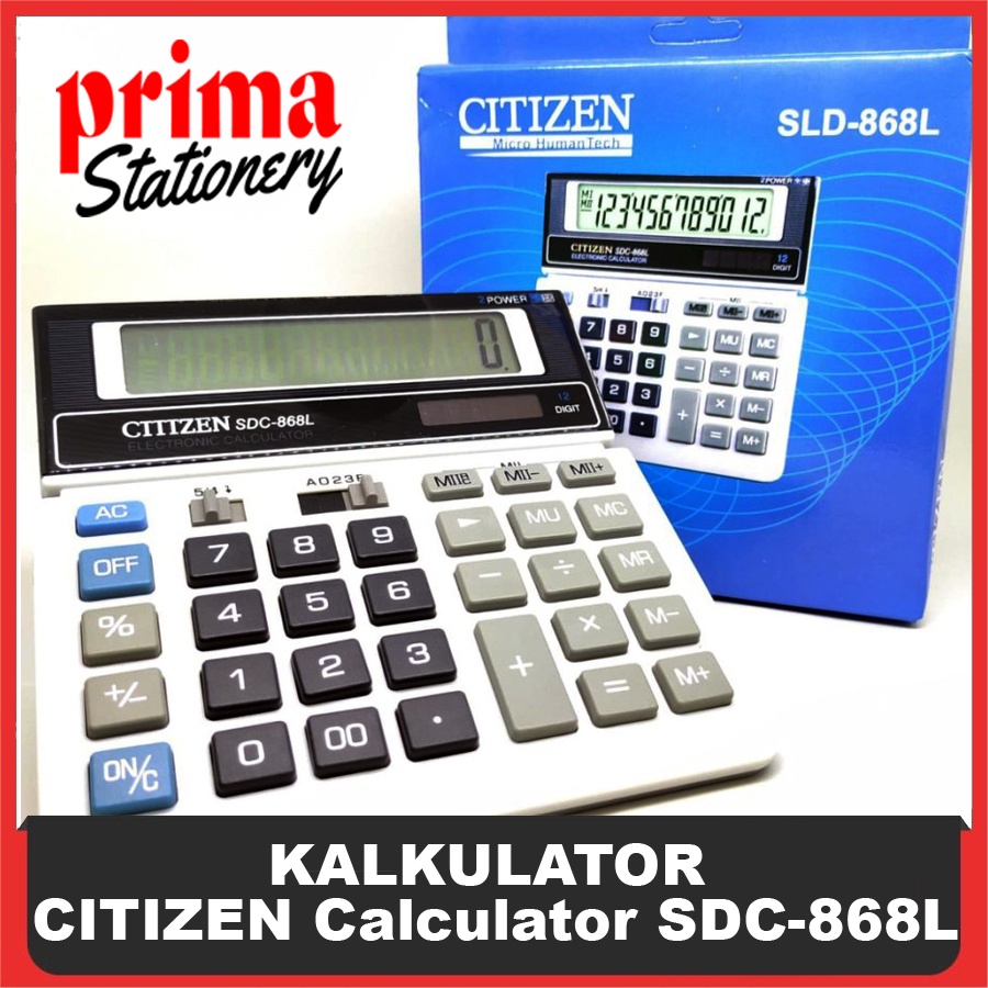 

KALKULATOR CITIZEN Calculator SDC-868L