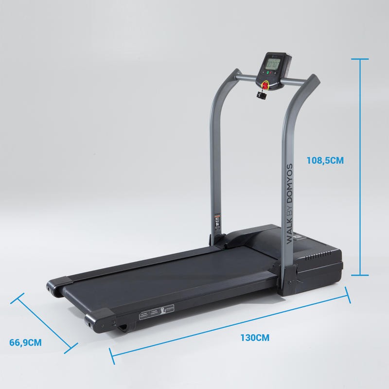 DOMYOS Treadmill Walking Pad Olahraga Di Rumah 8km/jam