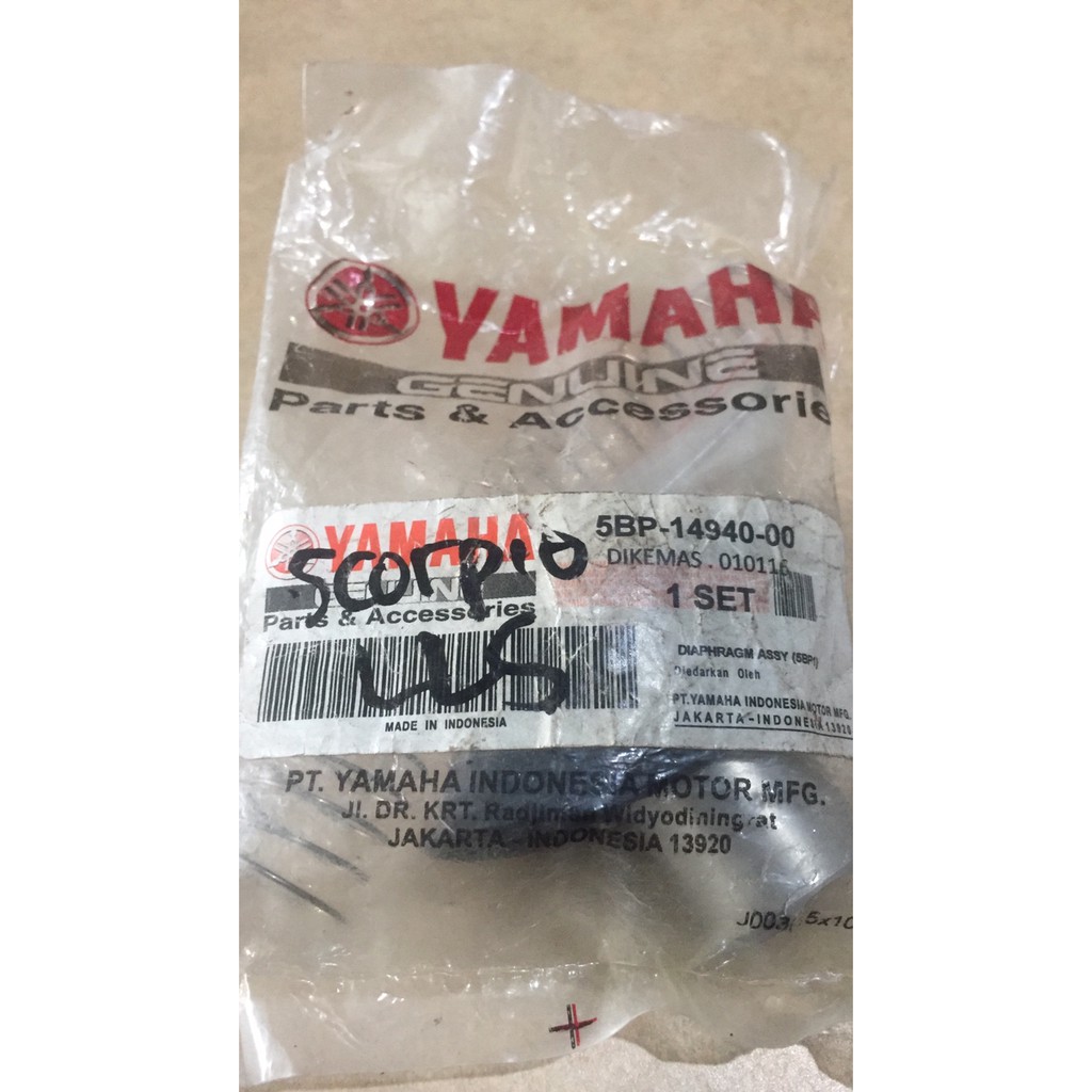 VACUM VAKUM KARBURATOR YAMAHA SCORPIO 5BP