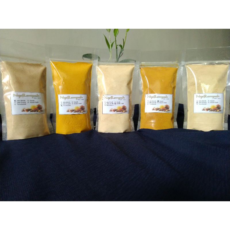 

Paket rempah mini komplit isi 5 @150 gram