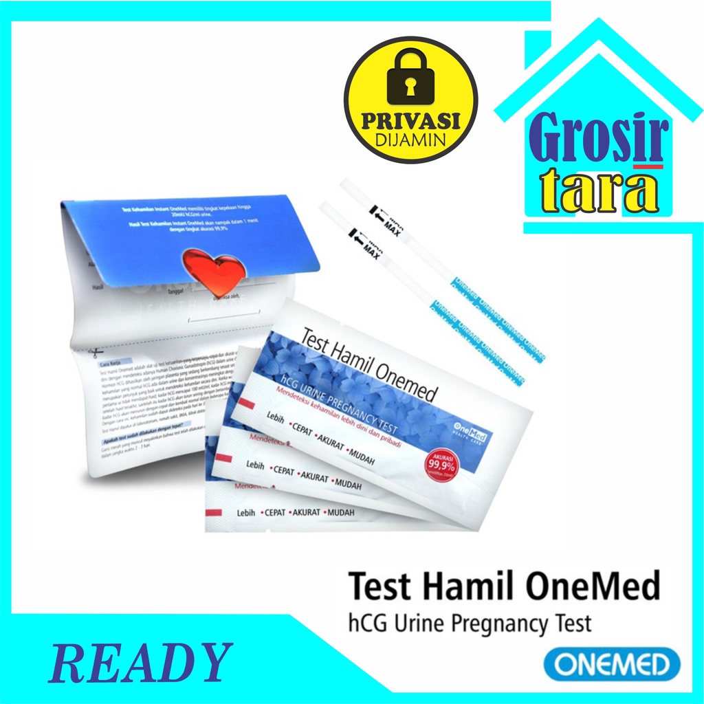 Alat Tes Test Cek Kehamilan Hamil Test Pack Hcg Test OneMed strip