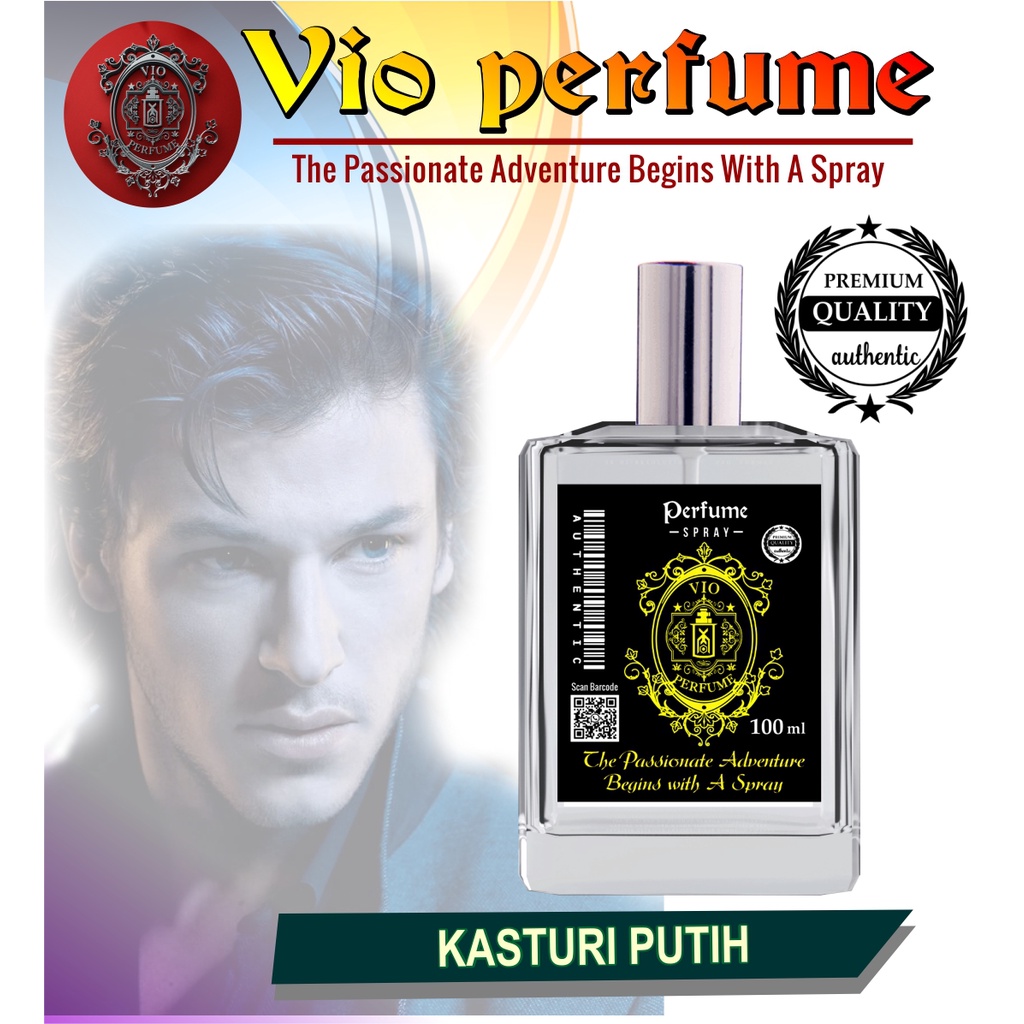 vio parfume-parfume pria KASTURI PUTIH minyak wangi tahan lama perfume cowo minyak wangi laki laki