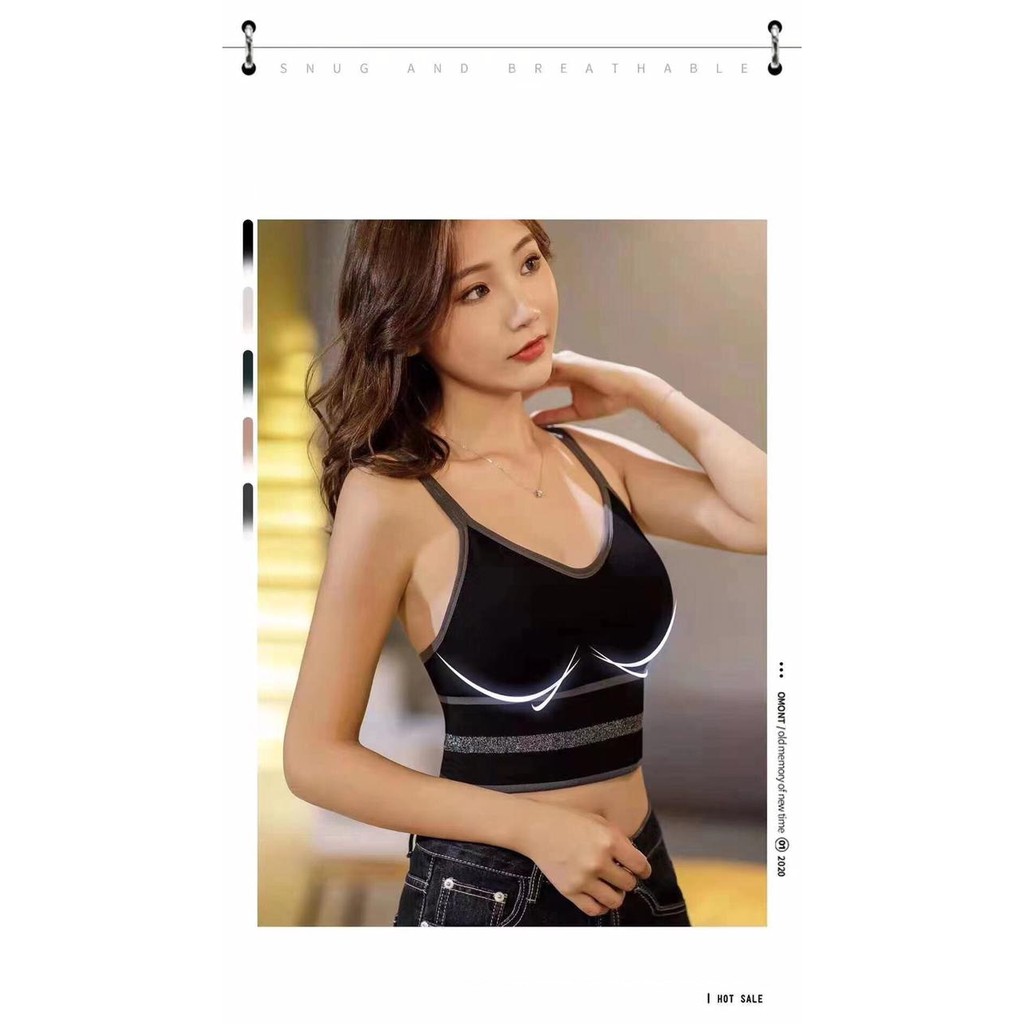 ❤️GTB❤️ Bra Sport Wanita / Halter Tops / Tank Top / Singlet Tali / Inner / Daleman B048