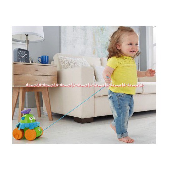 Fisher Price Walk Whirl Monster Mainan Roda Untuk Bayi Balita