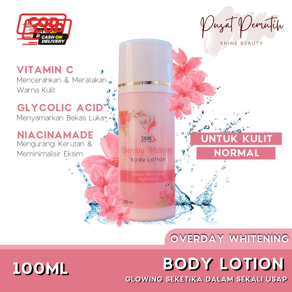 [COD] HANDBODY PEMUTIH PAGI SUPER INSTAN WHITENING LOTION DOSIS TINGGI / HB DOSTING