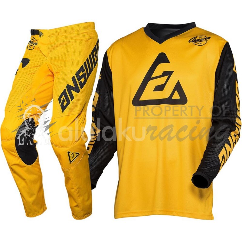 Jersey with Pants Trail Motocross MX with Custom Name &amp; Number – AN007