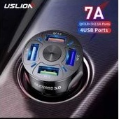 Car Charger Mobil USB 4 Port charger mobil 4 port