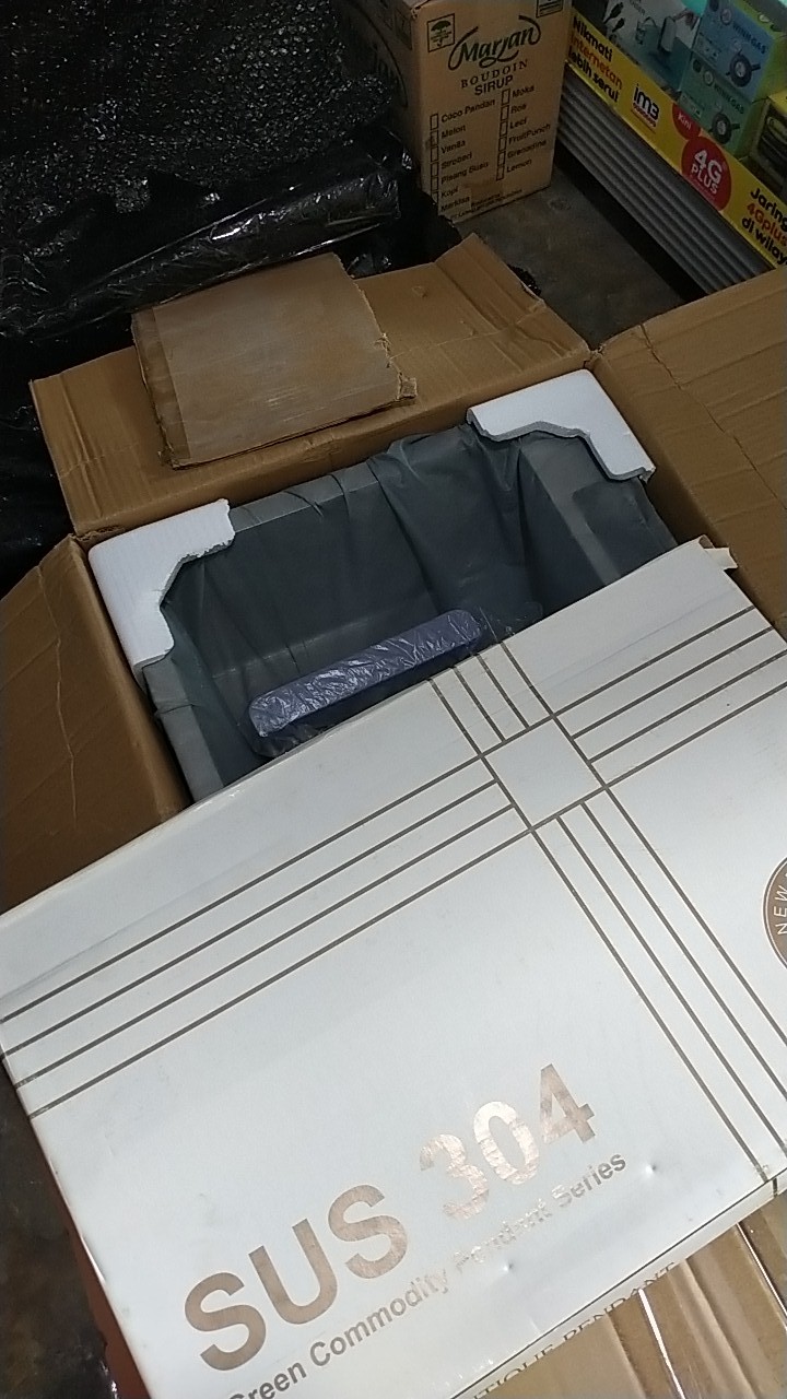 Bak Cuci Piring Stainless 304 Tebal Anti Karat 75cm