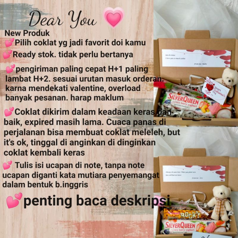 HAMPERS COKLAT VALENTINE / KADO CEWEK ULANG TAHUN / KADO ANNIVERSARY