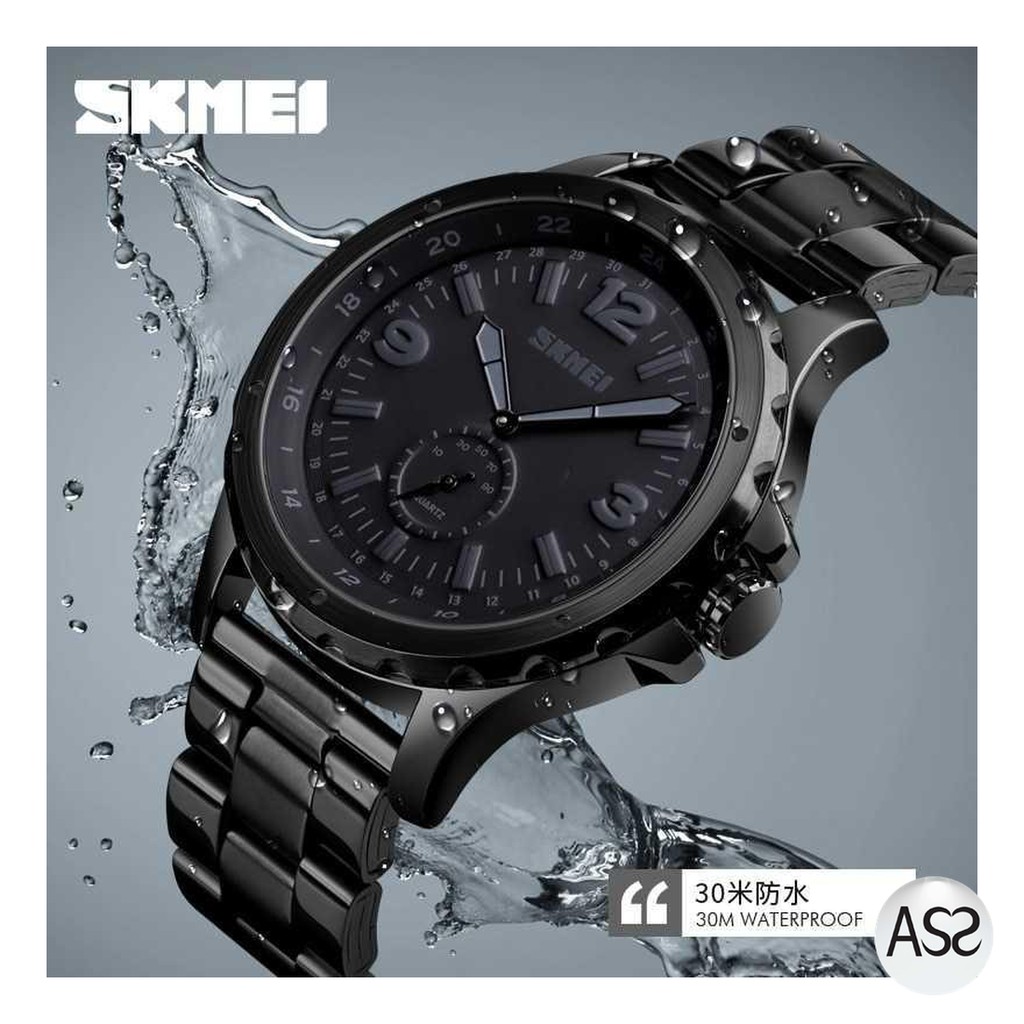 ASS Shop - SKMEI Jam Tangan Analog Pria Strap Stainless Steel - 1513