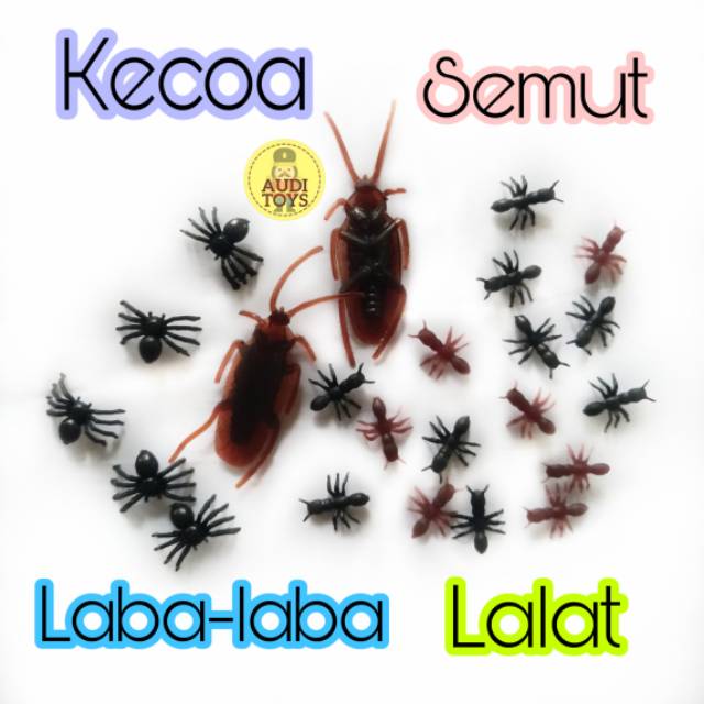 Kecoa Mainan Halloween Prank Toys Hewan Boongan Palsu