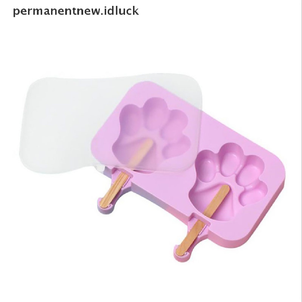 Cetakan Es Krim Bahan Silikon Ukuran Kecil Buatan Sendiri Untuk Freezer