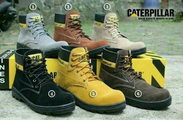 Safety Boots Cowok Caterpillar Murah